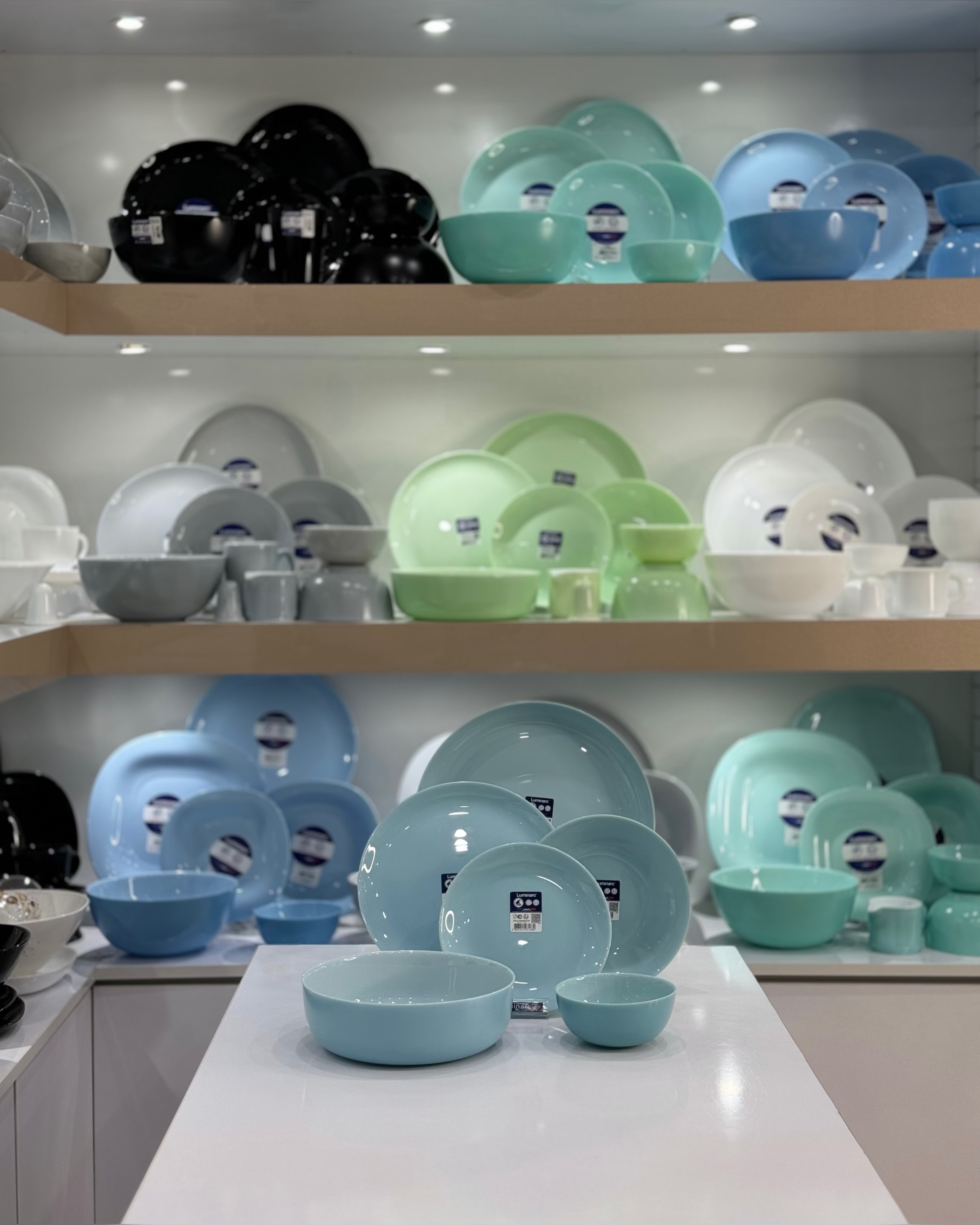 سرویس آرکوپال ۲۶ پارچه لومینارک فرانسه مدل پارادایس آبی