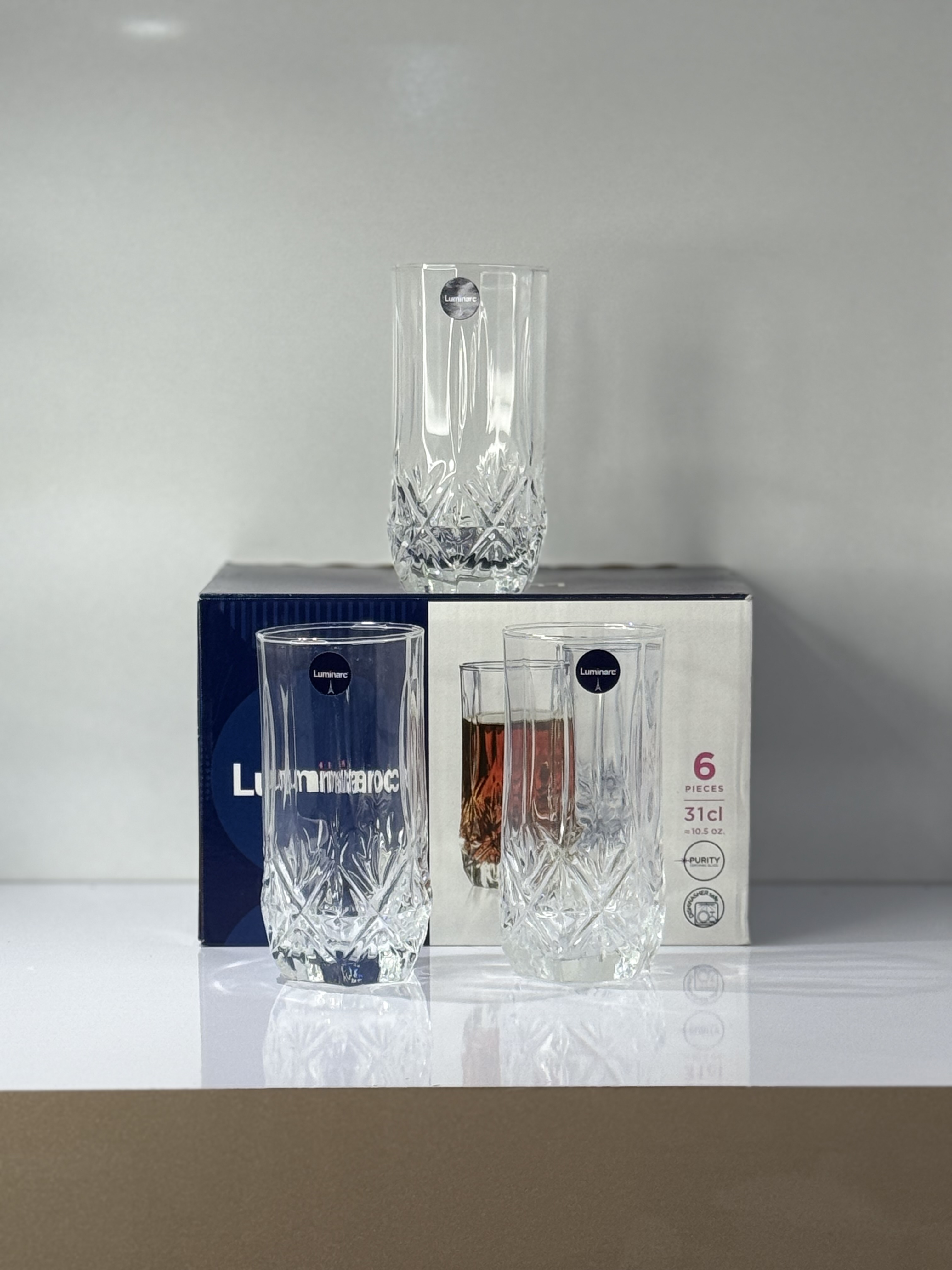 لیوان شربت خوری لومینارک مدل برایتون